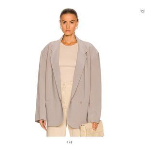 Norma Kamali  Oversized Double Breasted Jacket